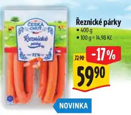 Albert Řeznické párky nabídka