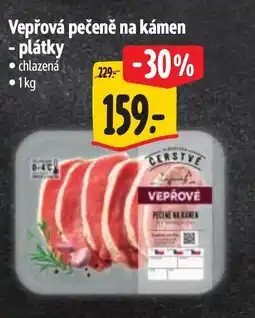 Albert Vepřová pečeně na kámen - plátky nabídka