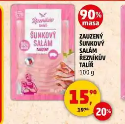 Penny Market ZAUZENÝ ŠUNKOVÝ SALÁM ŘEZNÍKŮV TALÍŘ nabídka