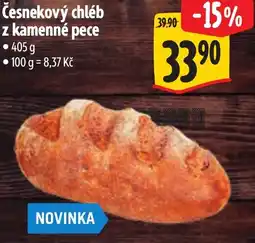 Albert Česnekový chléb z kamenné pece nabídka