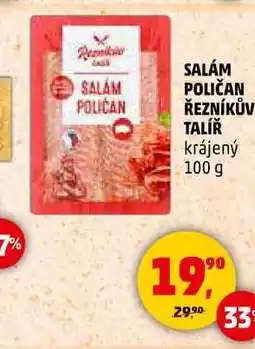 Penny Market SALÁM POLIČAN ŘEZNÍKŮV TALÍŘ nabídka