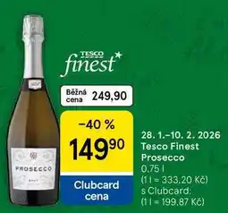 Tesco Tesco Finest Prosecco nabídka
