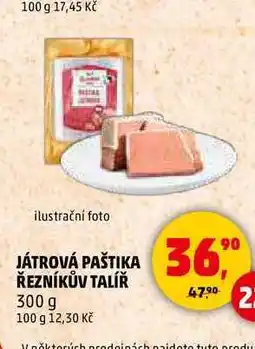 Penny Market JÁTROVÁ PAŠTIKA ŘEZNÍKŮV TALÍŘ nabídka
