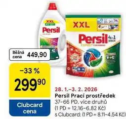 Tesco Persil Prací prostředek, 37-66 PD, více druhů nabídka