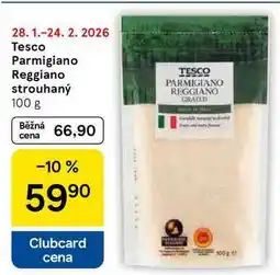 Tesco Tesco Parmigiano Reggiano strouhaný nabídka