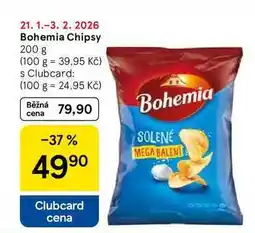 Tesco Bohemia Chipsy nabídka