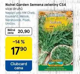 Tesco Nohel Garden Semena zeleniny CS4, více druhů nabídka