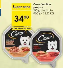 Tesco Cesar Vanička pro psy, 150 g, dva druhy nabídka