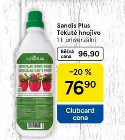 Tesco Sandis Plus Tekuté hnojivo, 1 l, univerzální nabídka