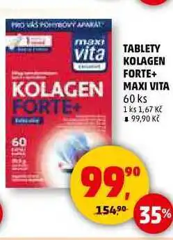 Penny Market TABLETY KOLAGEN FORTE+ MAXI VITA, 60 ks nabídka