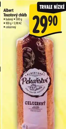 Albert Albert Toustový chléb nabídka