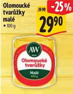 Albert Olomoucké tvarůžky malé nabídka