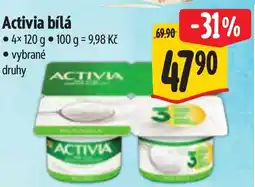 Albert Activia bílá nabídka