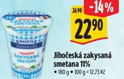 Albert Jihočeská zakysaná smetana 11% nabídka