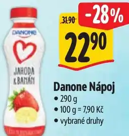 Albert Danone Nápoj nabídka