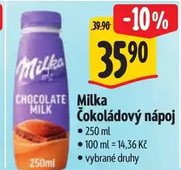 Albert Milka Čokoládový nápoj nabídka