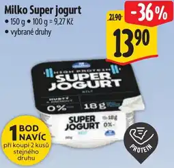 Albert Milko Super jogurt nabídka