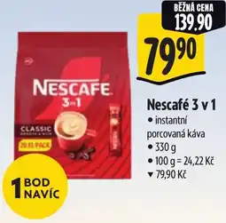 Albert Nescafé 3 v 1 nabídka