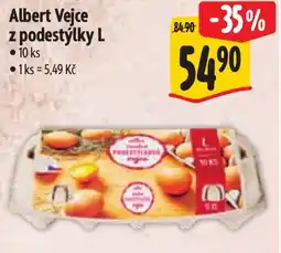 Albert Albert Vejce z podestýlky L nabídka