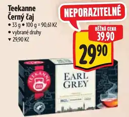 Albert Teekanne Černý čaj nabídka