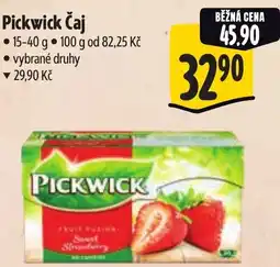 Albert Pickwick Čaj nabídka