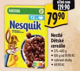 Albert Nestlé Dětské cereálie nabídka