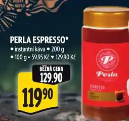 Albert Perla espresso nabídka