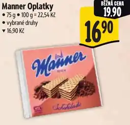 Albert Manner Oplatky nabídka