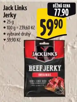 Albert Jack Links Jerky nabídka