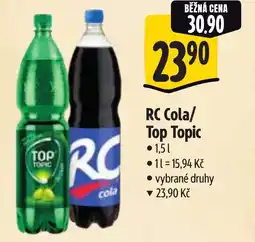 Albert RC Cola/ Top Topic nabídka