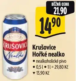 Albert Krušovice Hořké nealko nabídka