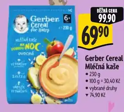 Albert Gerber Cereal Mléčná kaše nabídka