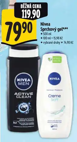 Albert Nivea Sprchový gel nabídka