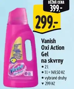Albert Vanish Oxi Action Gel na skvrny nabídka