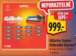 Albert Gillette Fusion Náhradní hlavice nabídka