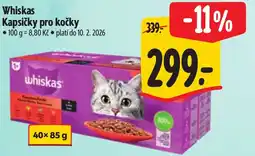 Albert Whiskas Kapsičky pro kočky nabídka