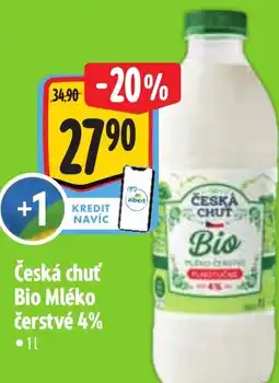 Albert Česká chuť Bio Mléko čerstvé 4% nabídka