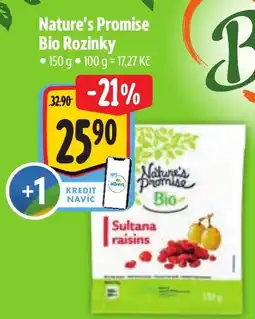 Albert Nature's Promise Bio Rozinky nabídka