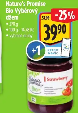 Albert Nature's Promise Bio Výběrový džem nabídka