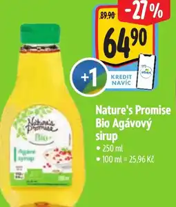 Albert Nature's Promise Bio Agávový sirup nabídka