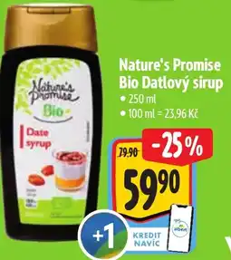 Albert Nature's Promise Bio Datlový sirup nabídka