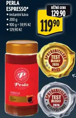 Albert Perla espresso nabídka