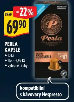 Albert Perla kapsle nabídka