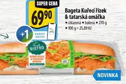 Albert Bageta Kuřecí řízek & tatarská omáčka nabídka