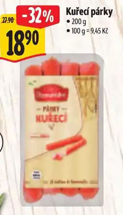 Albert Kuřecí párky nabídka