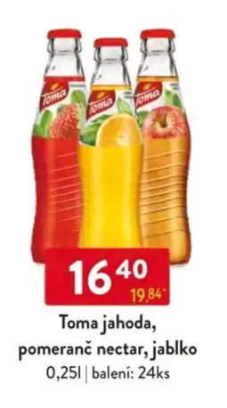 Qanto Toma jahoda, pomeranč nectar, jablko nabídka