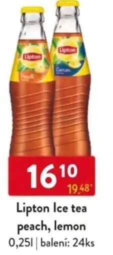 Qanto Lipton Ice tea peach, lemon nabídka
