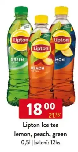 Qanto Lipton Ice tea lemon, peach, green nabídka