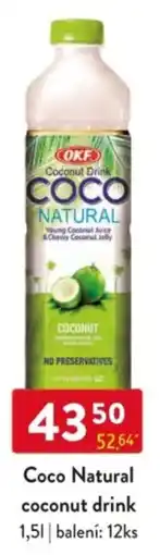 Qanto Coco Natural coconut drink nabídka