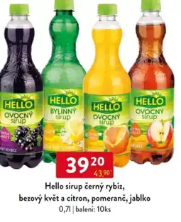 Qanto Hello sirup černý rybíz, bezový květ a citron, pomeranč, jablko nabídka